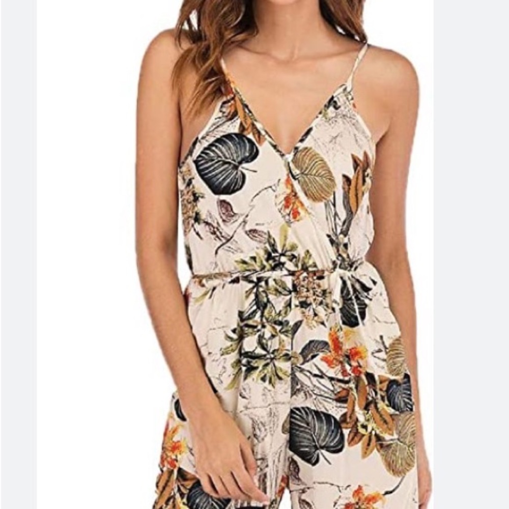 Shein Floral Jumpsuit